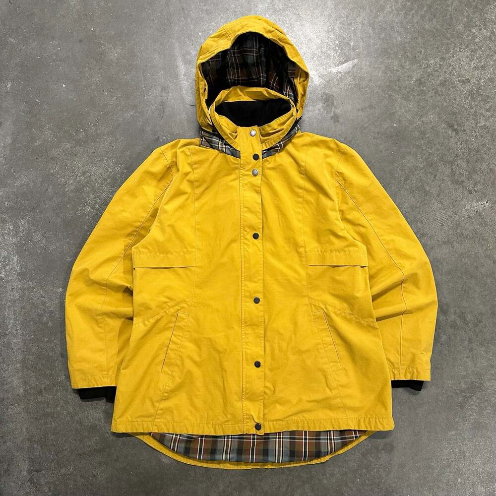 Pendleton Women's Waterproof Breathable Hooded Rain Trail Jacket Yellow XL